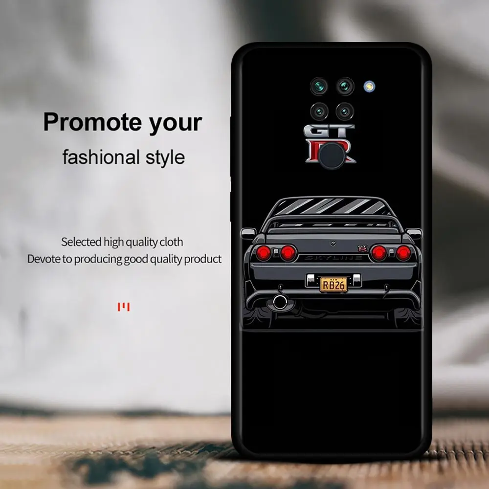 Чехол для Xiaomi Redmi Note 11 10Pro Max Capa note 9S 9 8 Pro 9T 8T 7 Funda redmi 10 k40 9C 9A Caso JDM Sport Car GTR EVO |
