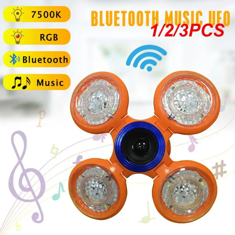 

1/2/3PCS Ceiling Lamp 40w Folding With Speaker Football Smart Home Ufo Lamp Led Bulb