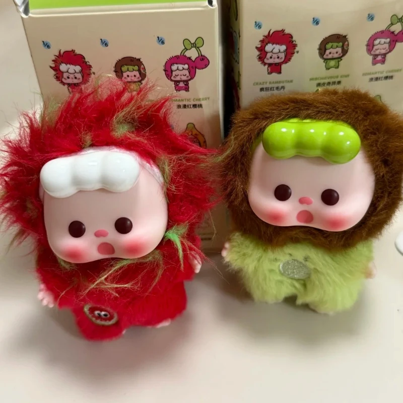 Фото Серия WUWU Fruit Monster: Слепая коробка-сюрприз с милыми фруктовыми аниме-куклами, мини-куклами-брелоками и игрушками-сюрпризами №2