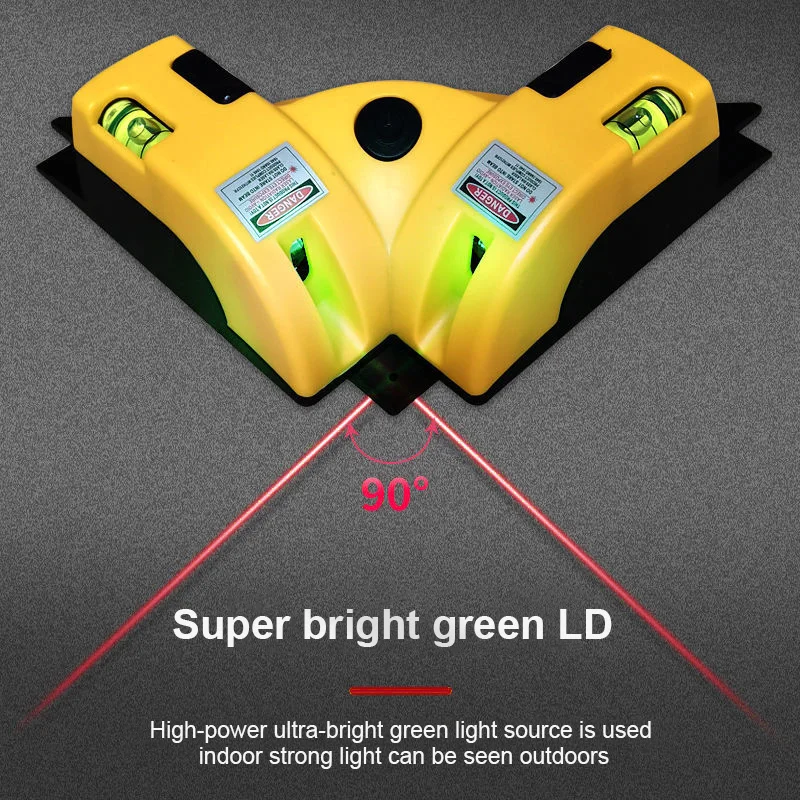 

Hot Level High Tool Laser Laser Right 90 Degree Tool Selling Laser Quality Square Level Level Measurement Angle