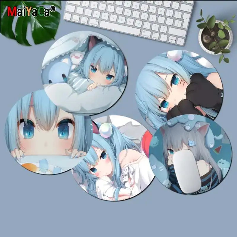 

Maiyaca Your Own Mats Sexy Girl Cosplay Cat Durable Rubber Mouse Mat Pad gaming Mousepad Rug For PC Laptop Notebook