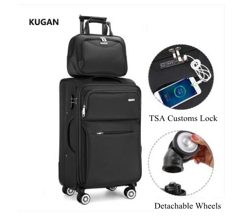 20 Inch Men Travel Suitcase set Business Waterproof travel trolley bag 24 inch Rolling baggage bag Men 26 Inch Spinner Suitcase