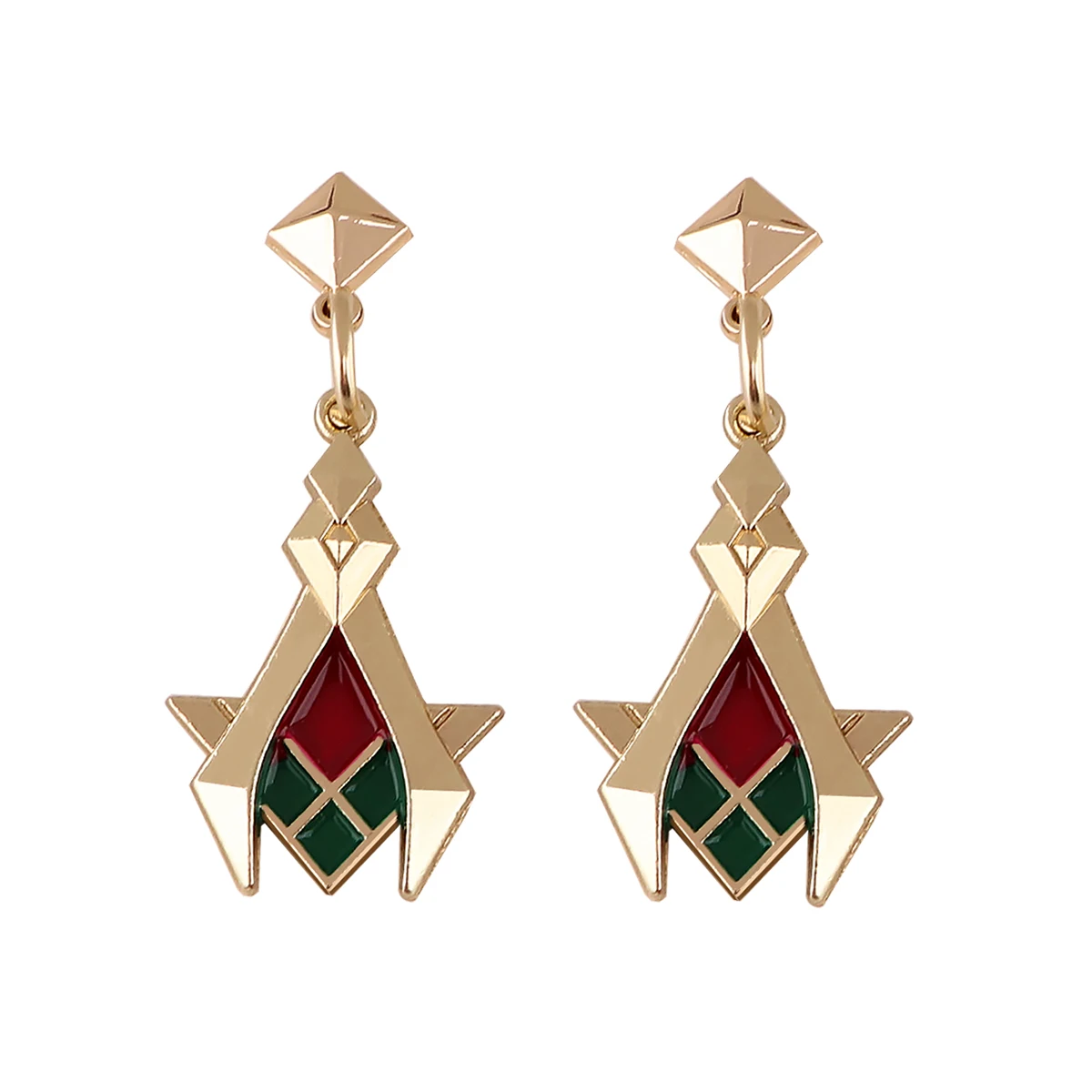 

Genshin Impact Studs Earrings For Womans Stainless Steel Piercing Korea Earrings Cool Enamel Jewelry Girls for Gifts