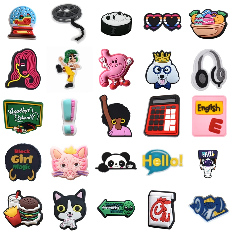 

Shoes Accessories Kids Set Jeans Gifts Decorations for Crocs Packs Boy Girl Women Charm Para Pins Men Shoe Charms Wholesale Bulk