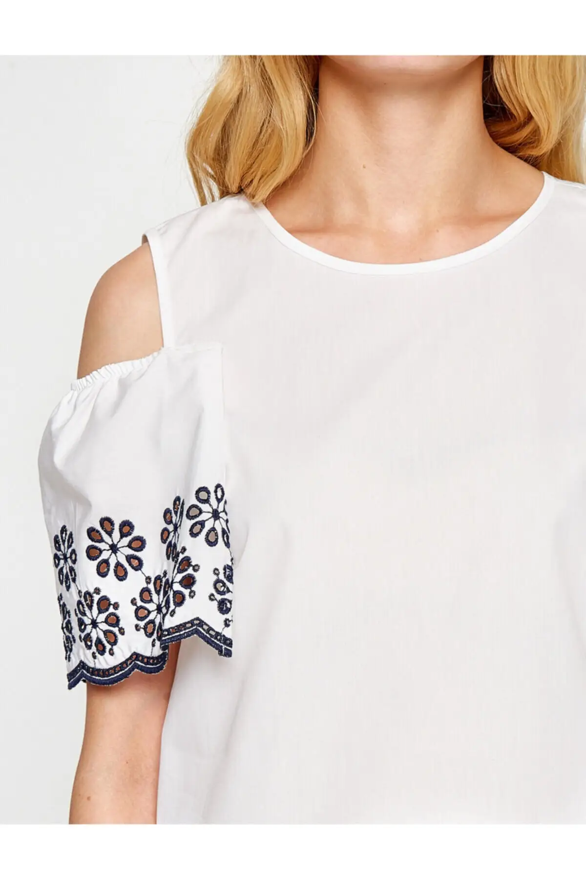 Koton Женская белая блузка 7 YAF60253GW| |