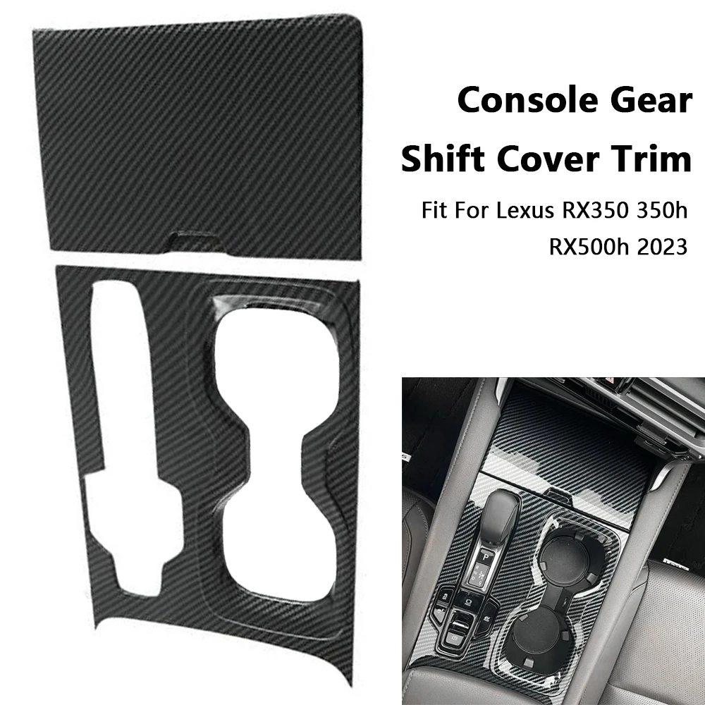 

Панель переключения передач из углеродного волокна для Lexus RX350 350h RX500h 2023, автомобильные аксессуары