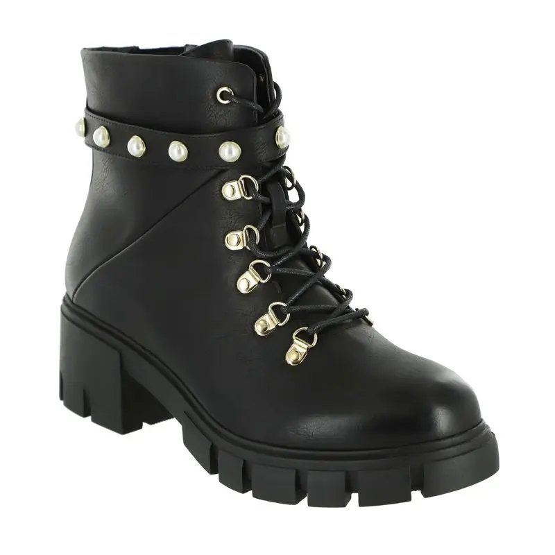 

Women's Wide Width Embellished Lace Up Boot