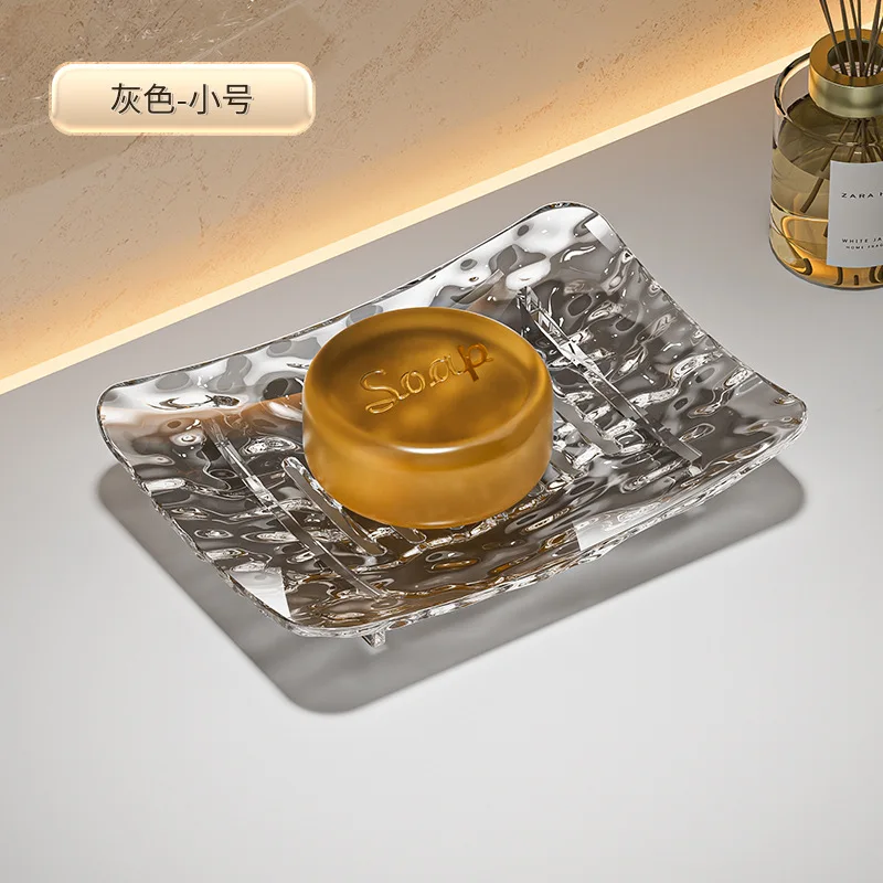 

Прозрачный держатель для мыла с рисунком ледника