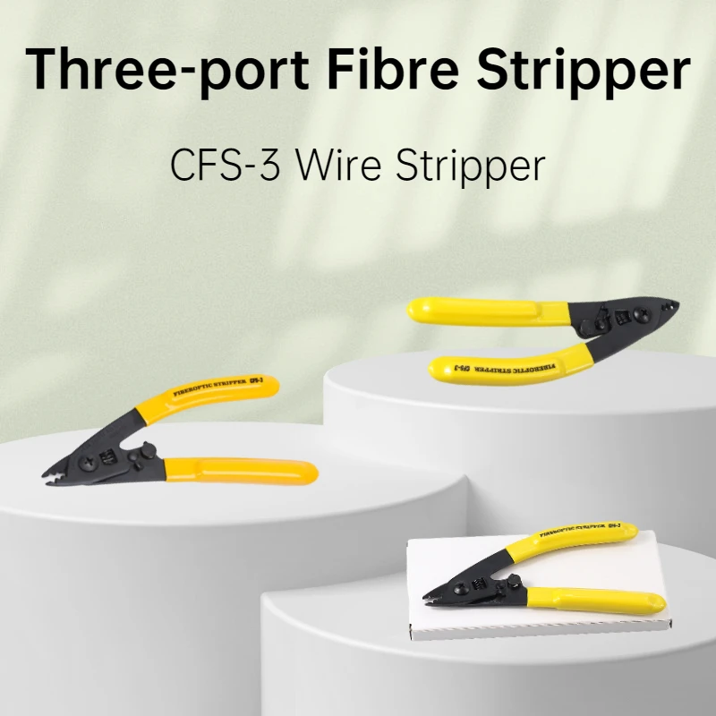 

5pcs/Lot CFS-3 Three-port Fibre Stripper CFS-3 Fiber Stripping Pliers / Wire Strippers Three Hole Stripper Plier for Miller