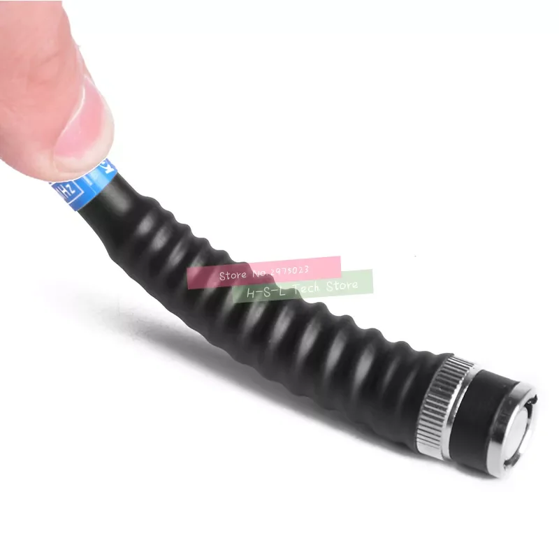 Stainless Steel Anti Collision Pull Rod Antenna Walkie Talkie Telescopic Antenna BNC/SMA 136-174Mhz VHF Two Way Radio Antenna