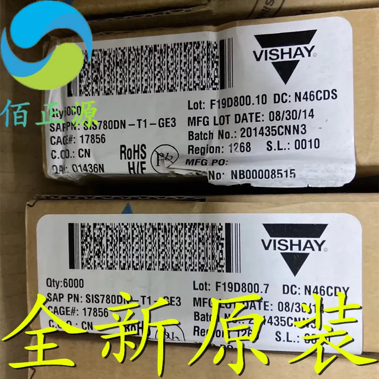 

10pcs orginal new SIS780DN-T1-GE3 SIS780DN N-channel MOS FET QFN8