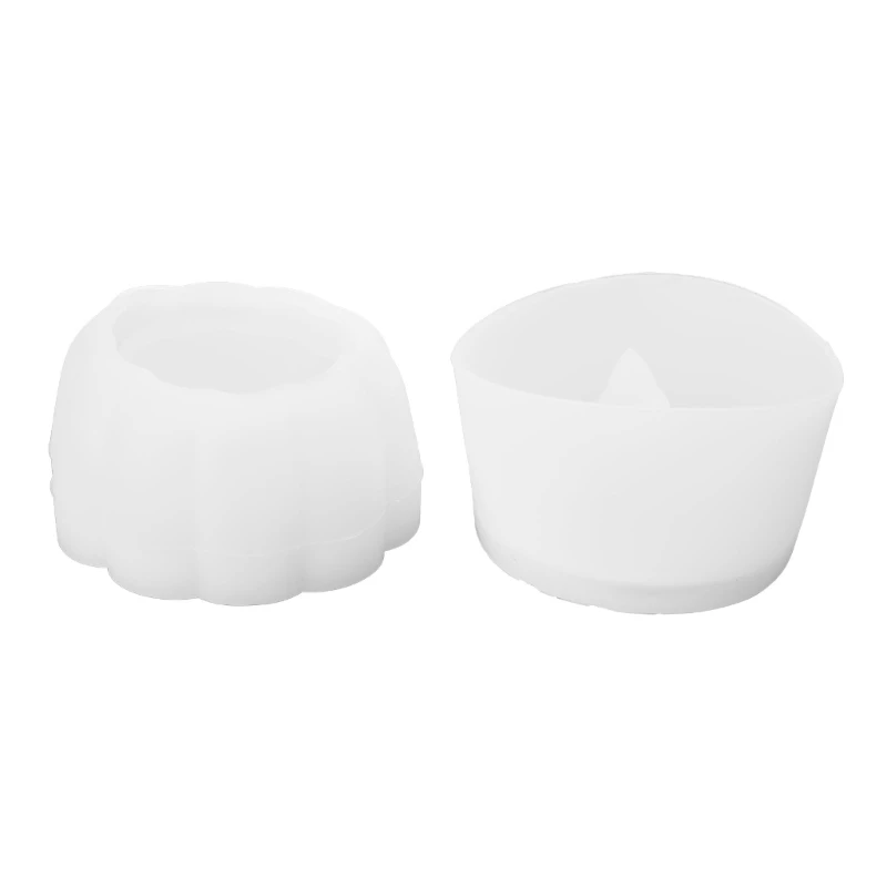

3D Pumpkin Shaped Mold Epoxy Resin Silicone Mold for DIY Storage Box Decorations