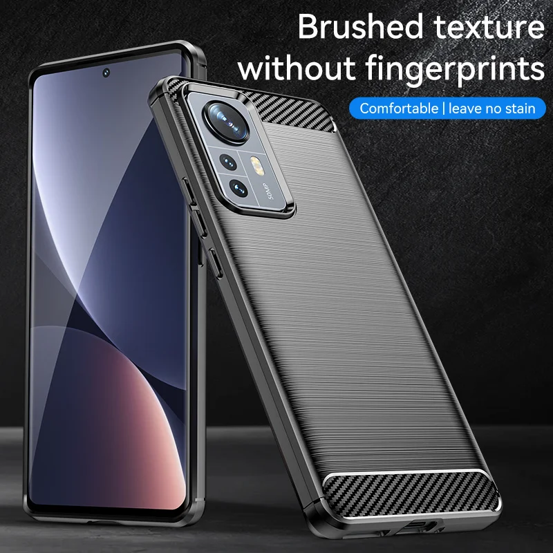 For Cover Xiaomi Mi 12S Pro Case For Mi 12S Pro Capas Bmper Back Shockproof TPU Soft Cover For Xiaomi Mi 12S 12 Pro 12X Fundas