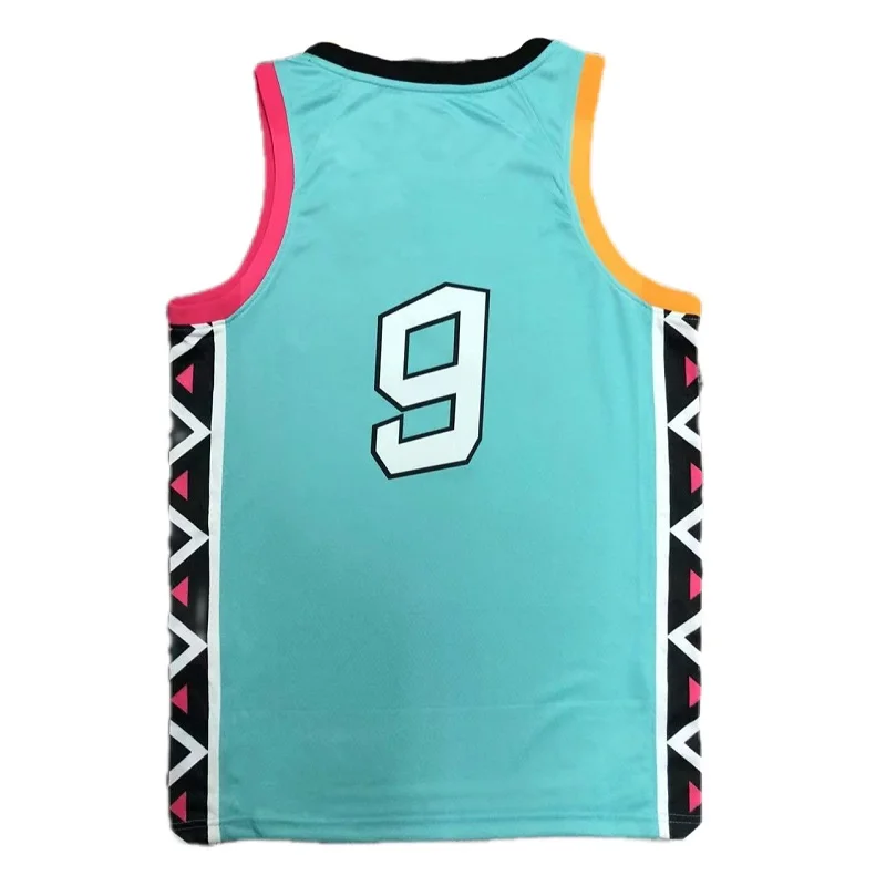 

Изготовленная на заказ баскетбольная майка № 09 у нас есть ваше любимое Имя Логотип термопрессованный материал спортивный тренировочный ретро Топ