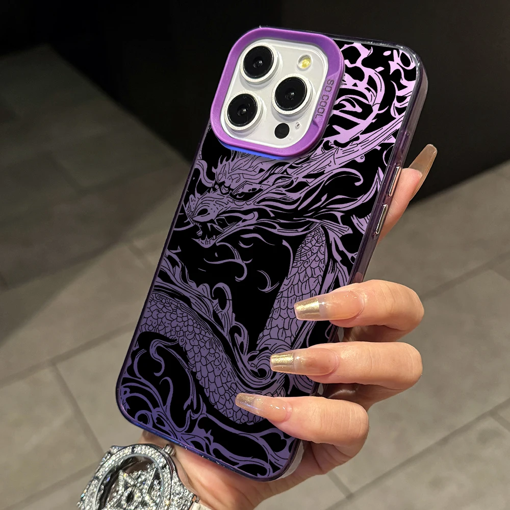 Чехол для телефона Black Dragon Chinese Loong для Oppo A78 A74 A60 A58 A57 A38 A17 A3x Reno 13 12 11 F 10 8 7 6 T Z Pro Plus 4G 5G Cover (art.: 3920cd201f175) - 3920cd201f175
