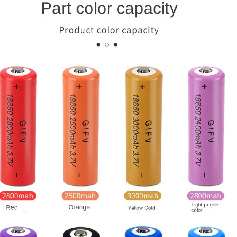 

2400Mah 18650 Battery For Power Bank External Rechargeable Li Battery Portable Powerbank For Iphone Xiaomi