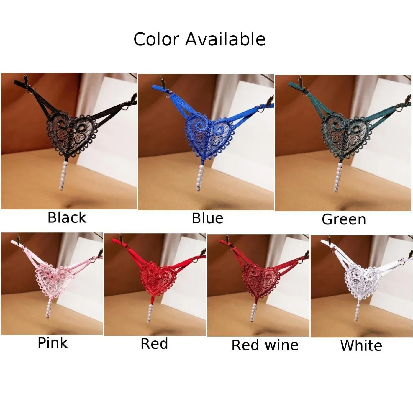 Женские трусики-стринги с открытой промежностью экзотическое нижнее белье