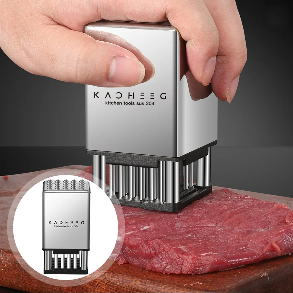 

Stainless Steel Meat Hammer Kitchen Mallet Tenderizer Machine Double Sided Beef Chicken Pounder Tool Utensil Household