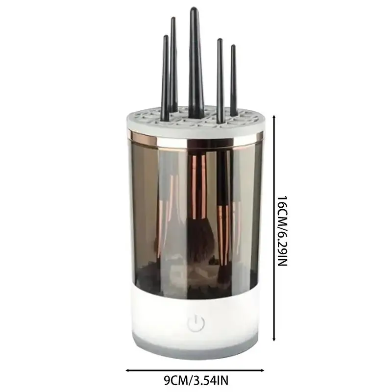 Электрическая машина для чистки кистей макияжа быстросохнущая скруббер