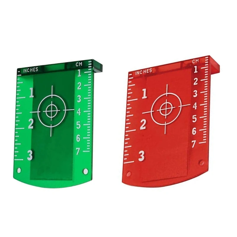 

Horizontal & Vertical Laser Target Card Plate With Stand Laser Measuring Tools