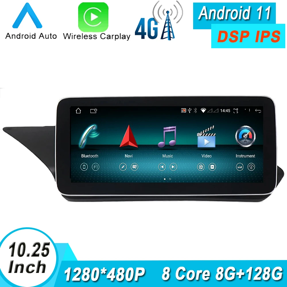 

4G LTE Wi-Fi беспроводная Автомагнитола для Mercedes Benz E Class W212 2009 - 2015 NTG 4,0/Система Android 11