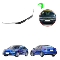 abs glossy black new product auto part exterior decoration front machine grill grille molding trims for honda civic 2022