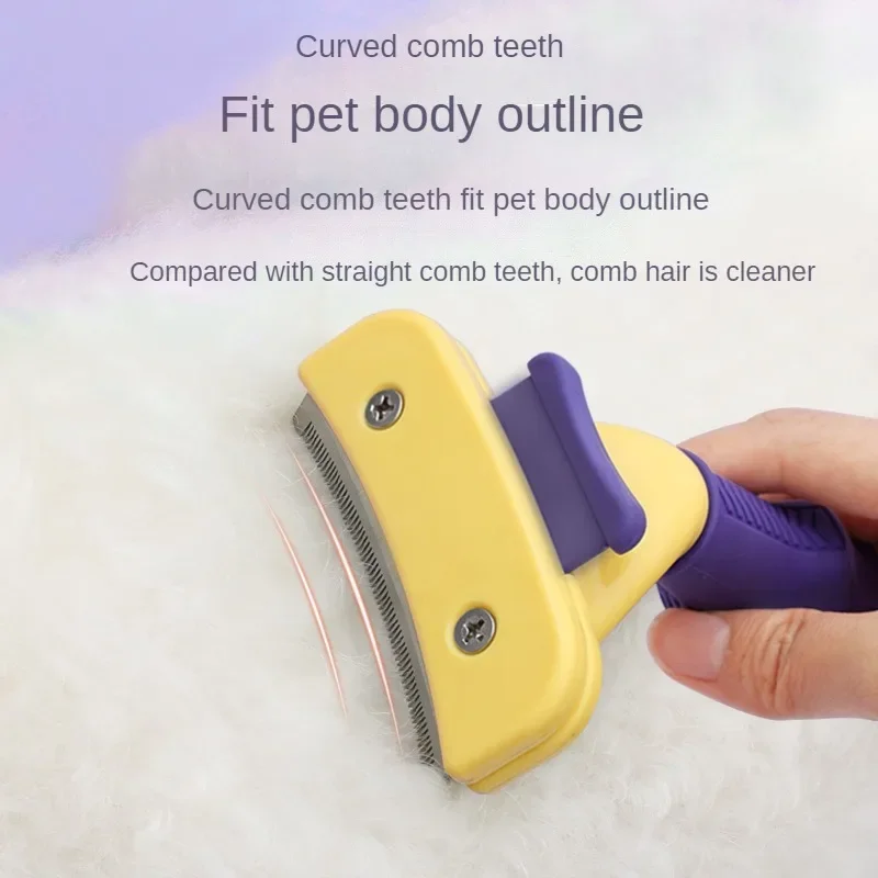 

Combs Dog Hair Remover Cat Brush Grooming Tools Pet Detachable Clipper Attachment Pet Trimmer Combs Supply Furmins for Cat Dog