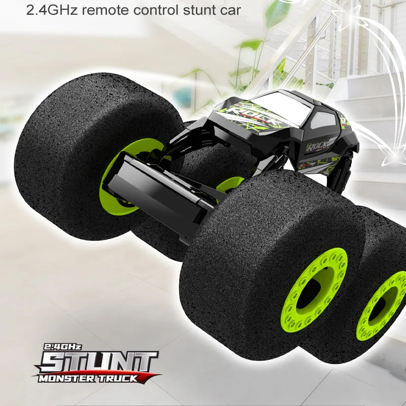 

Tiktok RC Car Stunt Drift Soft Big Sponge Tires Buggy Vehicle Model Radio Controlled Machine Remote Control Toys For Boys Gift