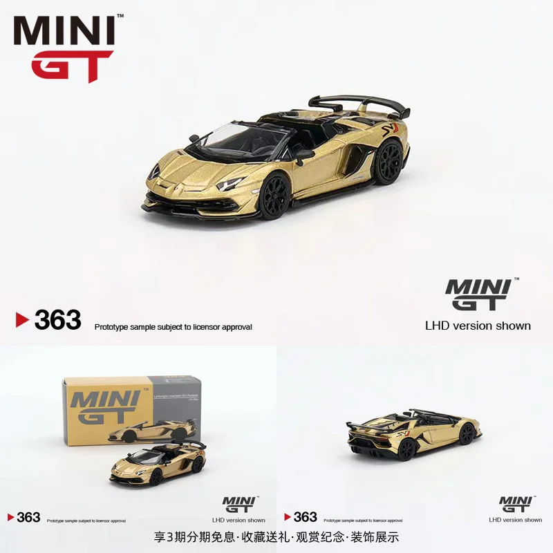 

MINI GT 1:64 Автомобильная модель из золотистого сплава
