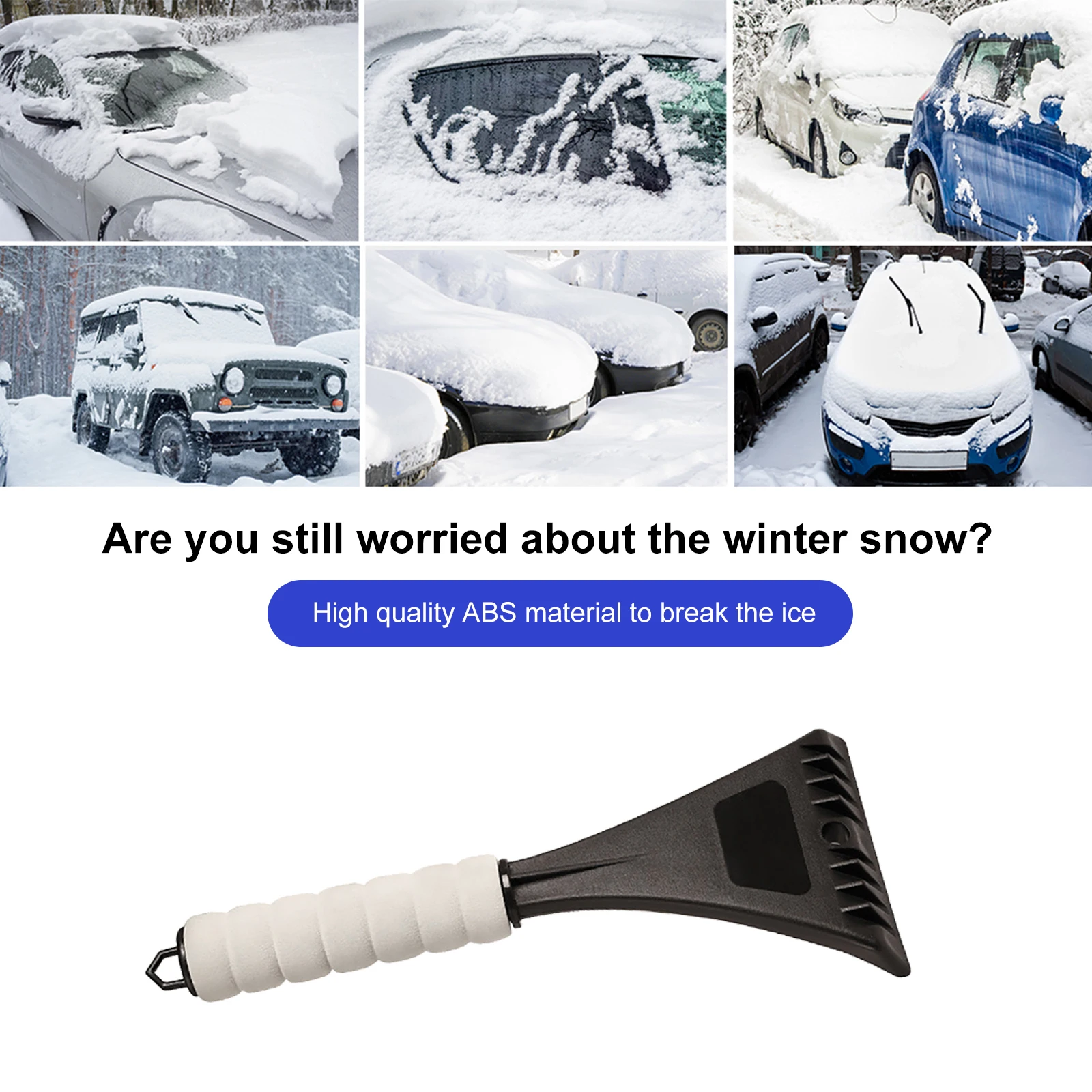 

Winter Auto Deicing Shovels Lightweight Portable Cars Snow Sweeping Brush SUV Shovel Snow Cutter Vehicles Ice Remover