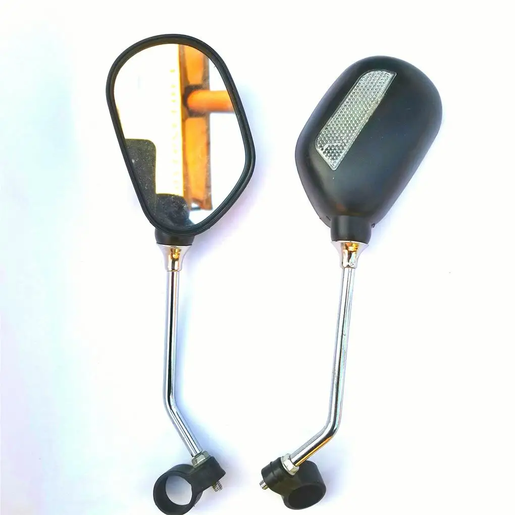 

2Pcs Bike Rear Mirrors Riding Handlebar Mount Rearview Safety Mirror for Mountain Road Bicycle