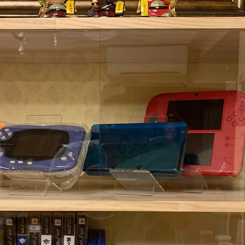 Фото Подставка для консолей NDSI, 3DS, 3DSLL, XL, GBM, NGC, WII U, PSP GO, держатель для мобильного телефона, настольный выставочный кронштейн, акриловое крепление-док №2
