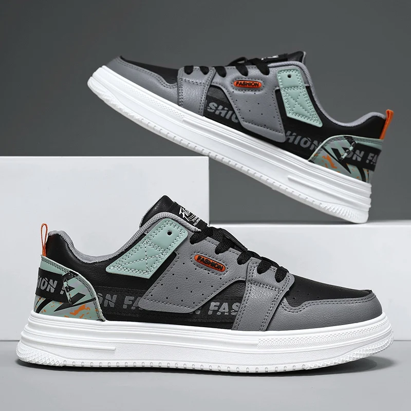 Мужские дизайнерские кроссовки на шнуровке