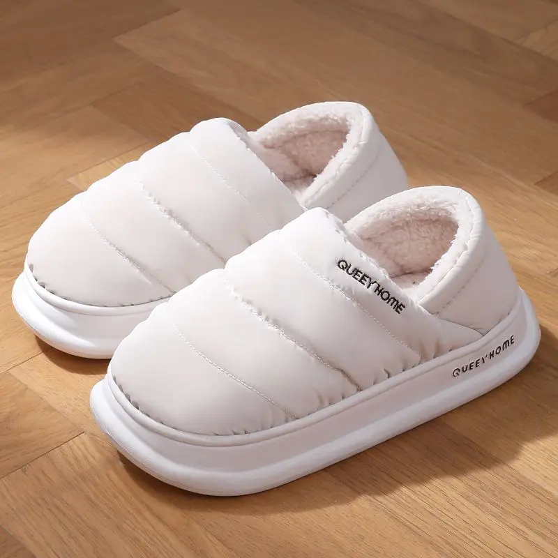 Женские плюшевые тапочки с толстой подошвой цвет в ассортименте