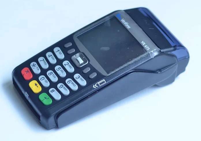БУ Verifone VX675 GPRS-терминал Маленькая мобильная POS-система 2 в 1, платежное устройство, машина для счетов, Pos-система (art.: 3920cd8089b9d) - 3920cd8089b9d