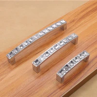 new new kitchen handles puxadores hole pitch 64mm96mm128mm modern acrylic handle drawer knob furniture cabinet drawer pulls