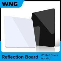 203040cm photographic reflection board plastic board acrylic white black background photo studio accessory photo display board