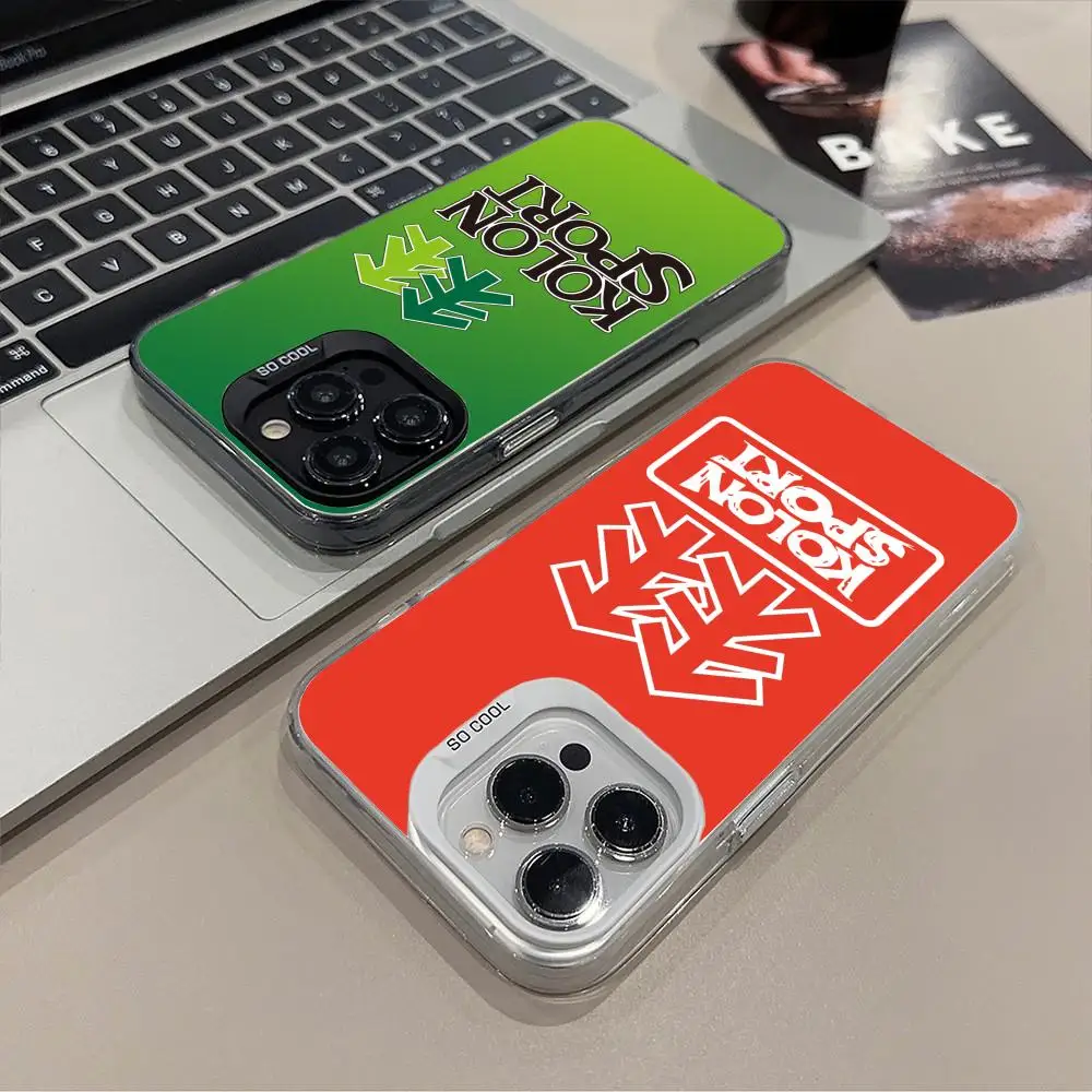 Чехол для мобильного телефона K-Kolon Sport iPhone 16 15 14 13 12 11 X XR XS 8 7 Pro Max Plus цветной