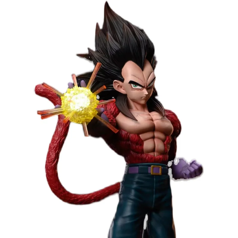 

1/6 40 см Gk Kylin Stuudio Драконий жемчуг Gt Gk экшн-фигурка Bejita Vegeta Super Saiyan 4 ограниченный выпуск Люминесцентная Статуя Модель игрушка