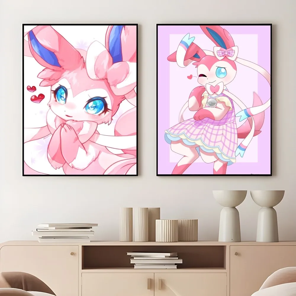 Аниме Фея Иви Каваи Плакат Липкая Настенная Художественная Печать