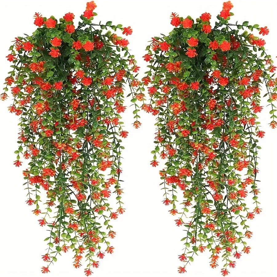 

Искусственные висячие растения из пластика, 3 шт.