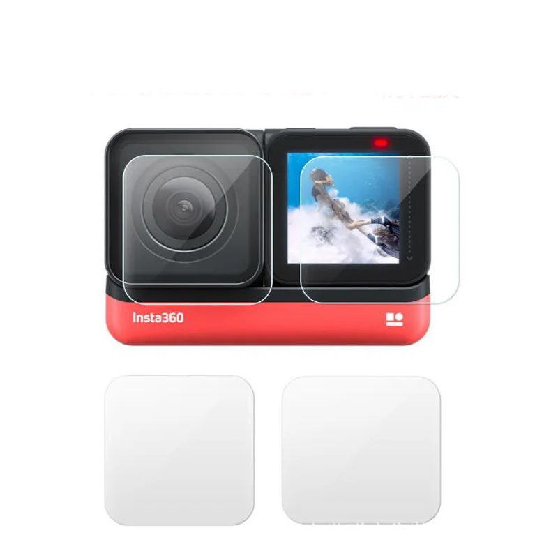 

Защитная пленка для экрана из твердого стекла чехол для Insta360 One R/RS Twin 1-Inch edition 4K экшн-камеры Leica Lens LCD защитная пленка