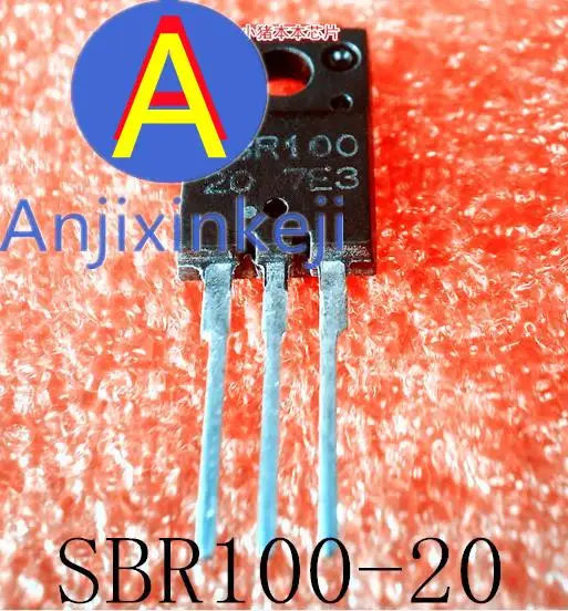 

10pcs 100% orginal new SBR100-20LS SBR100-20 SBR100 TO-220F