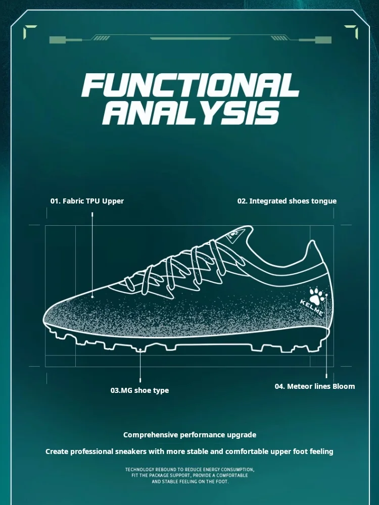 Футбольная обувь для взрослых Kelme Мужская соревнований по футболу 2 5