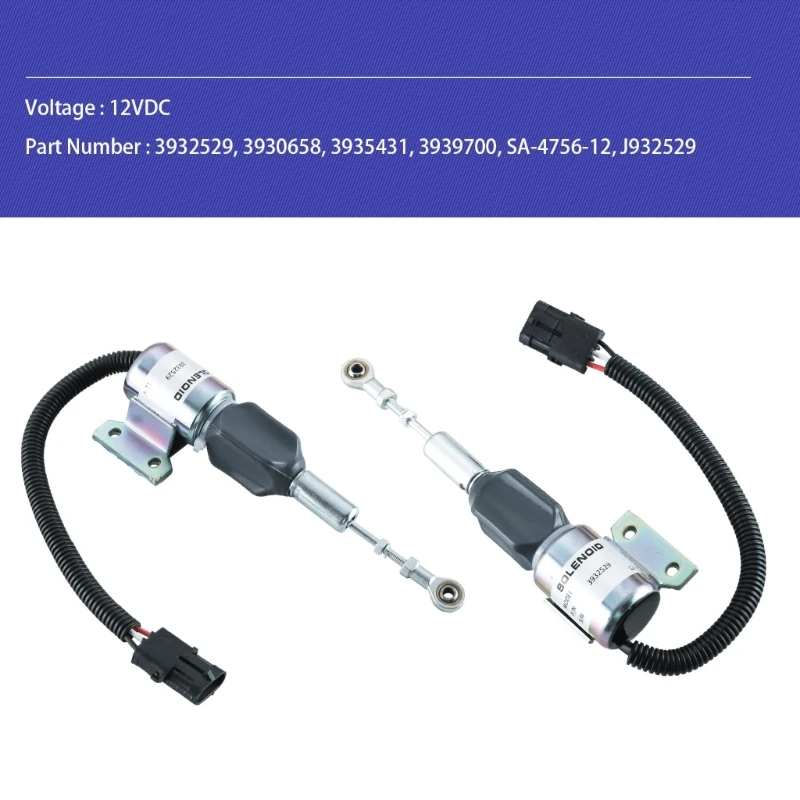 

Автомобильный надежный соленоид двигателя для 4BT 5.9L 5.9L R130 R170 3932529 3930658 3935431