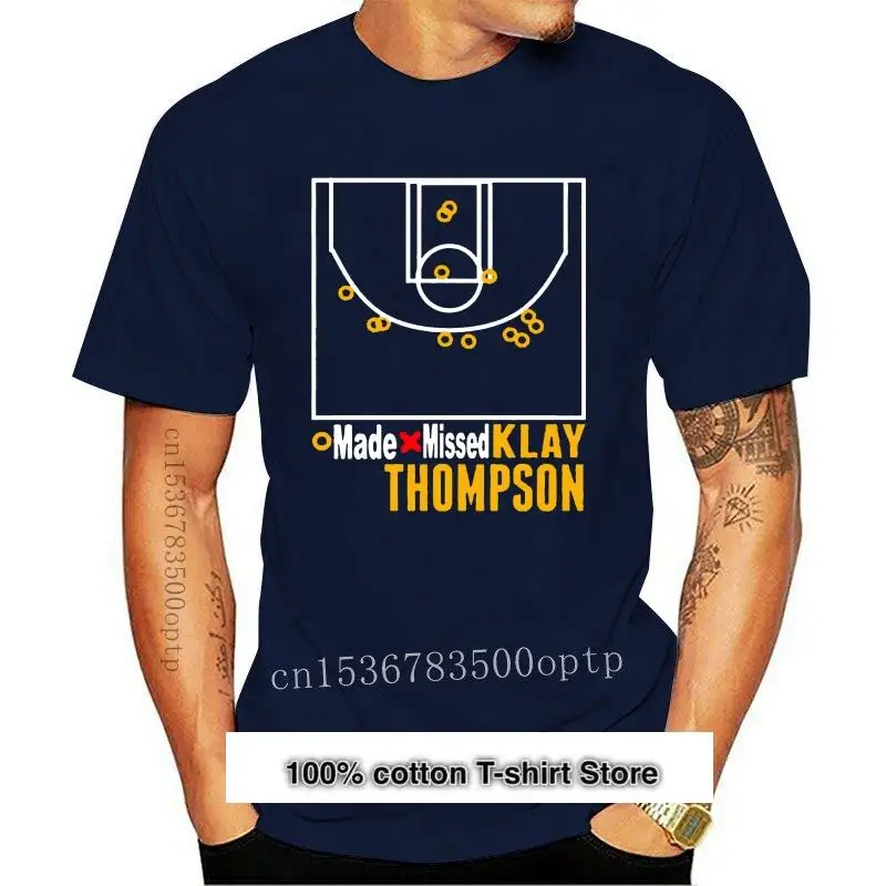 

Camiseta de Baloncesto del Estado de oro de 1 cuarto, camisa de moda de kslay Thompson Made 37 puntos, registro