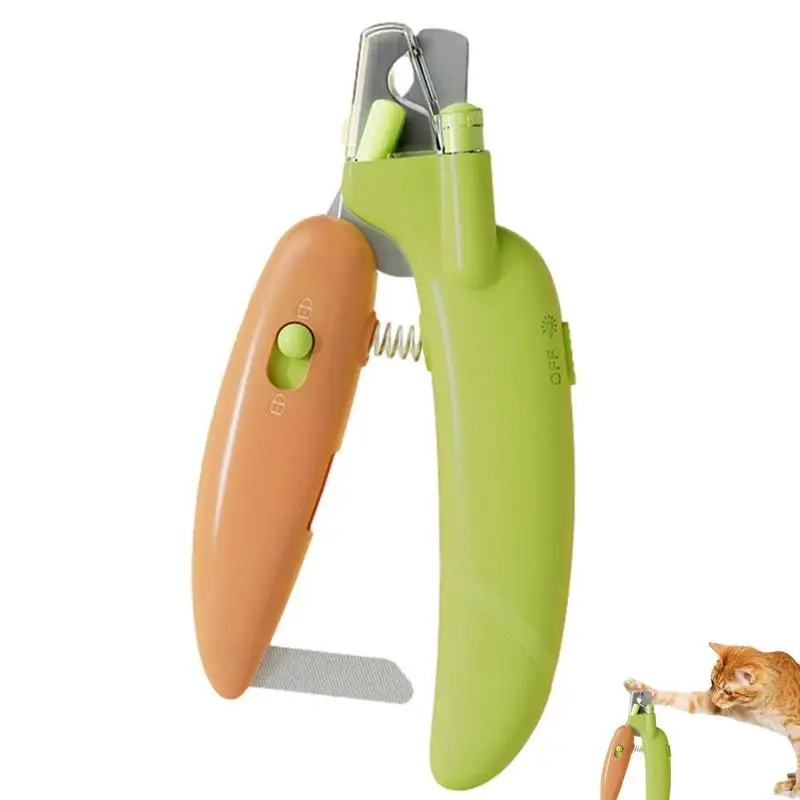 

Pet Nail Clipper Dog Nail Scissor Pet Grooming Trimmer Claw Care Tool Pets Nail Clippers And Trimmers With LED Light Grooming