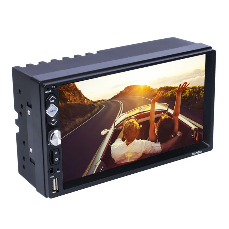 

7 inch HD 2 din MP5 player BT FM RDS Quik charge Mirror link car stereo radio