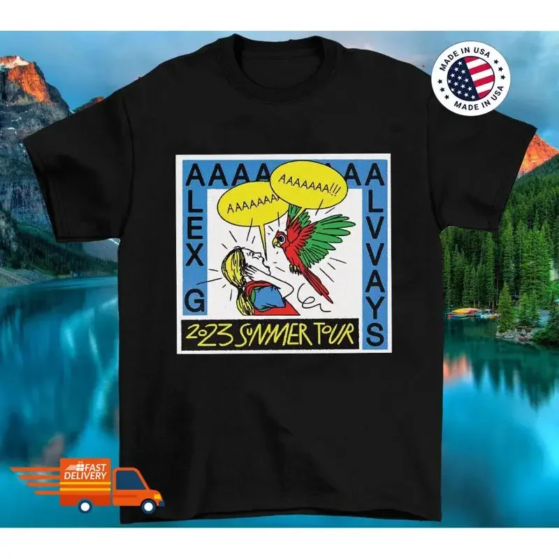 Фото Футболка Alex G Alvvays World Tour 2023 для фанатов, полный размер №1
