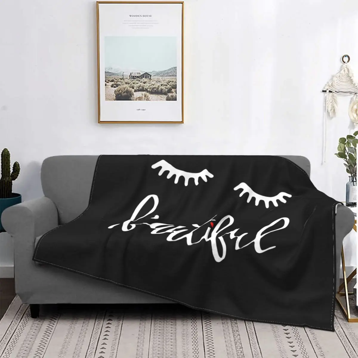 

Милый фланелевый плед Lashes Are My Passion Lgt, мультяшное одеяло для ресниц для постельных принадлежностей, спальни, легкий тонкий коврик для кроват...